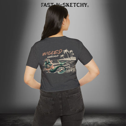 Wicked Wahine - FAST-N-SALTY - Crop Top