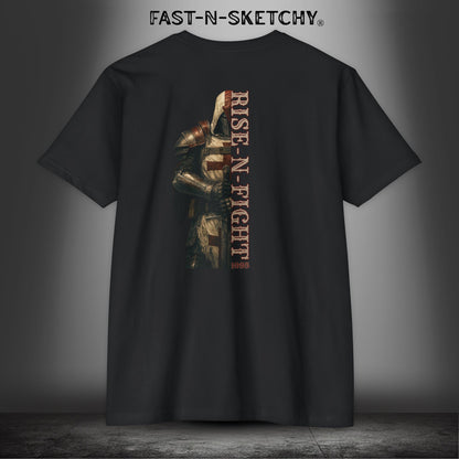 Rise-N-Fight: Military Edition Premium Fitted Tee