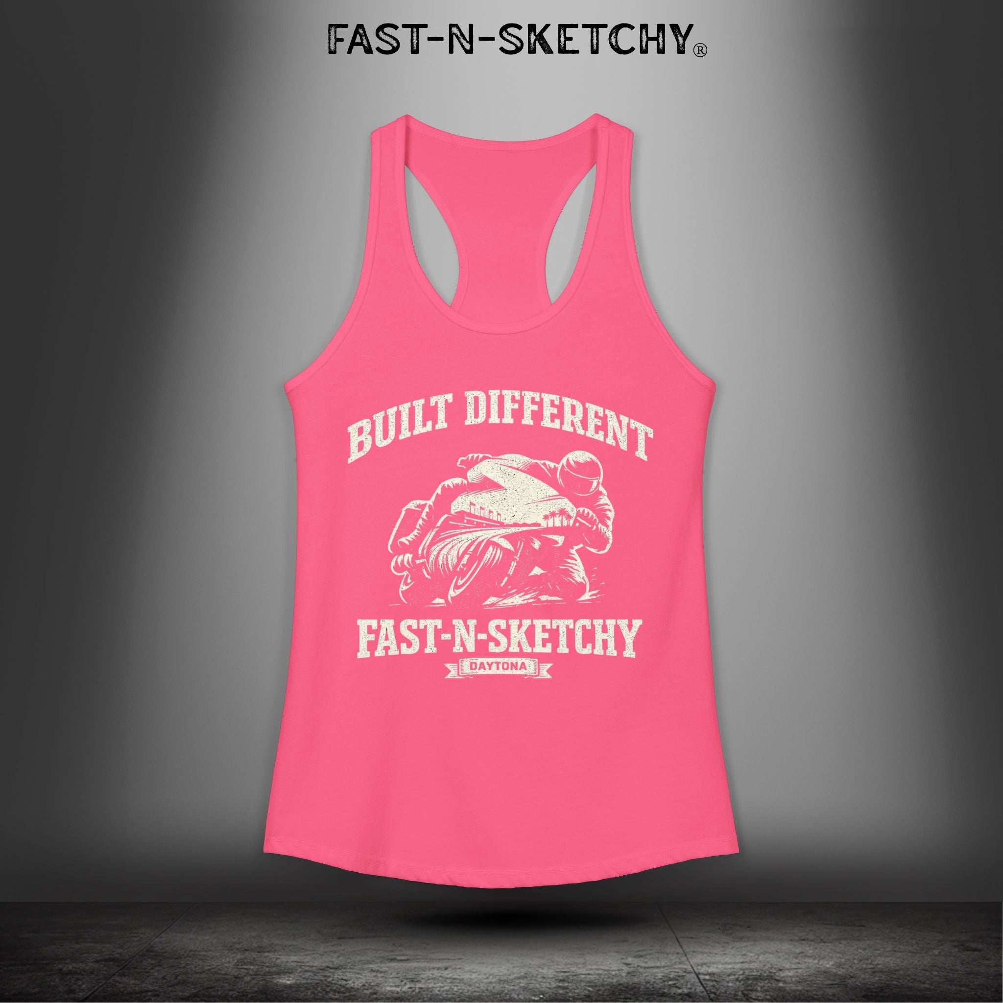 Built Different: Daytona Bike Week Bagger Racing Biker Edition Razorback Tank