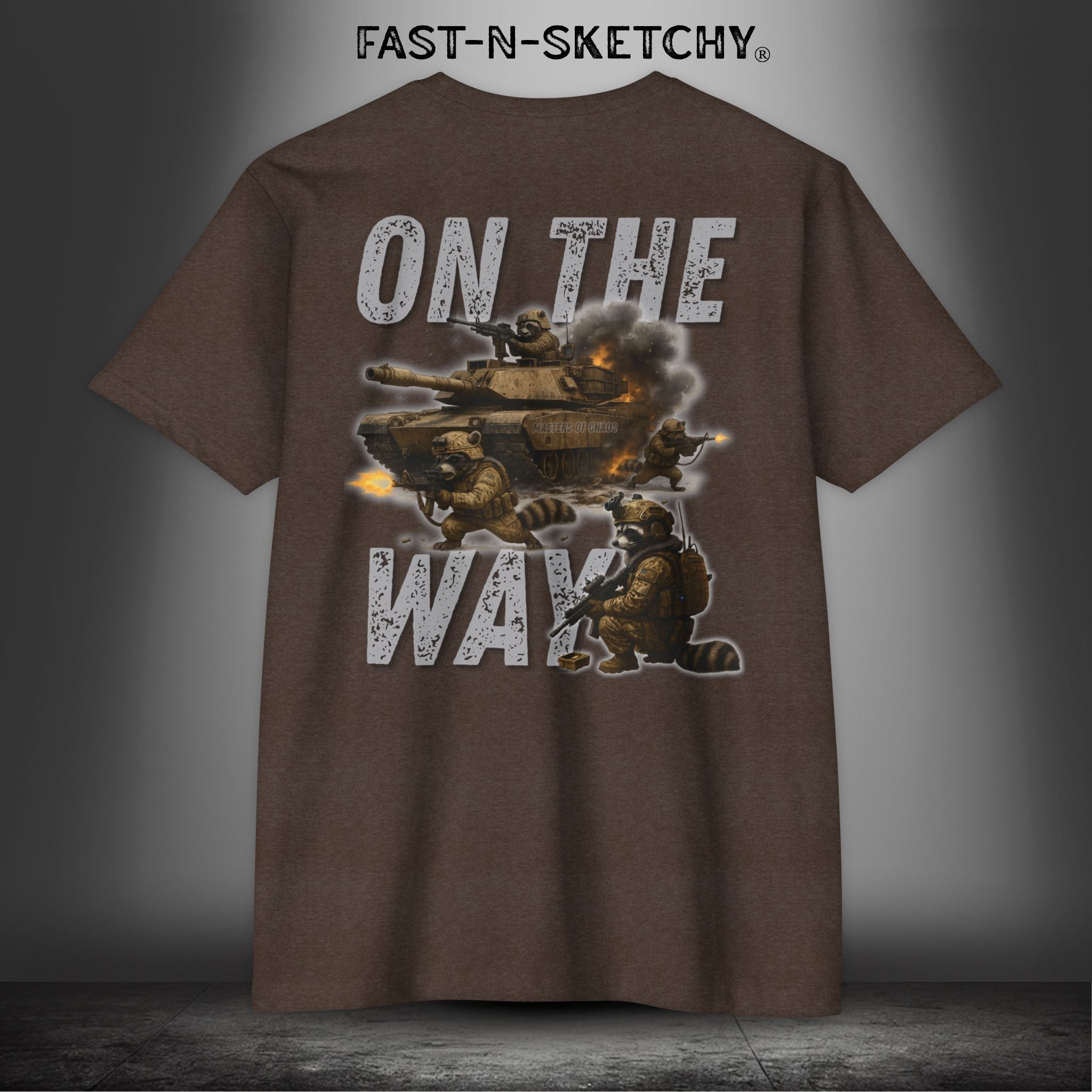 On the Way, The Rizzo: FAST-N-SKETCHY - T-Shirt next Level 6210