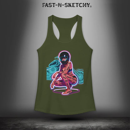 I am Enough: FAST-N-SEXY - Racerback Tank Top