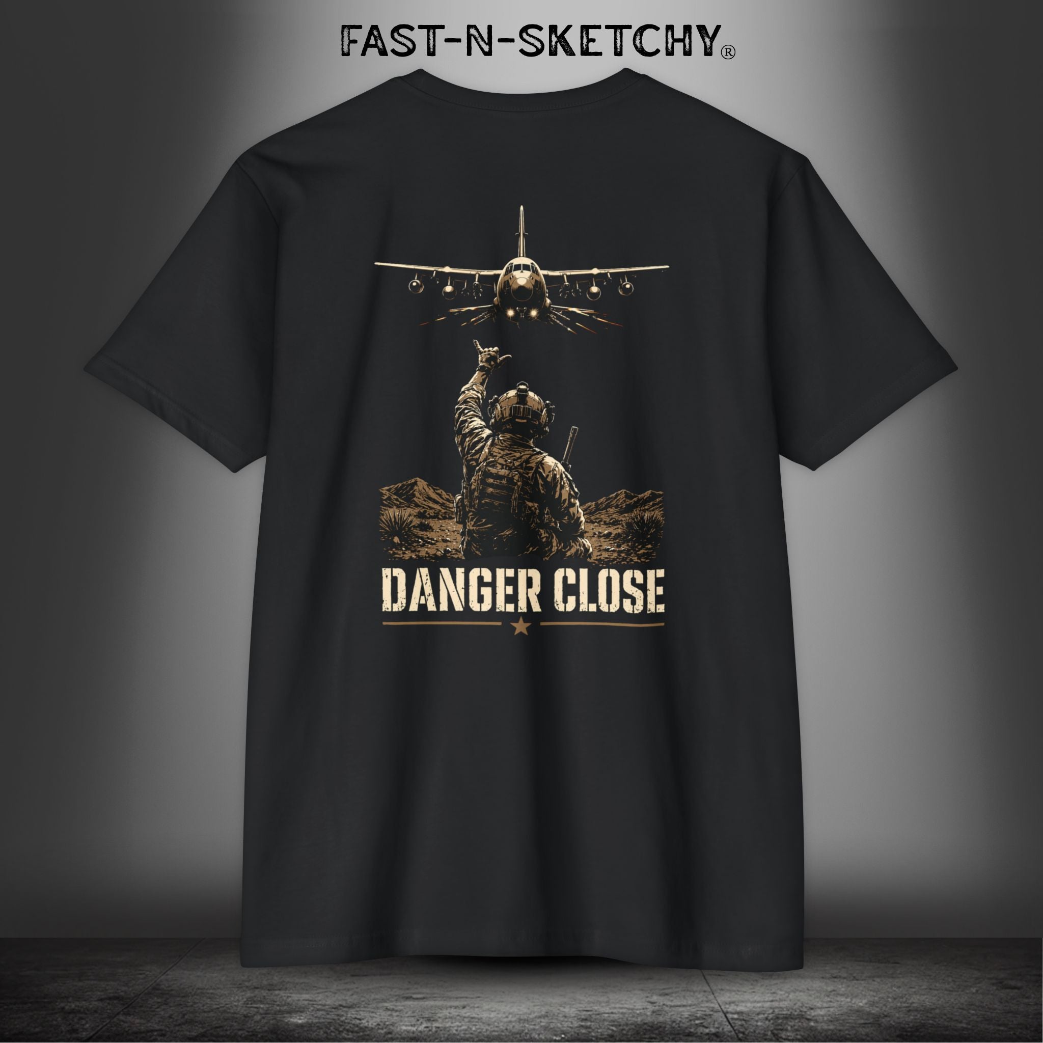 Danger Close: Military Edition Premium Fitted Tee