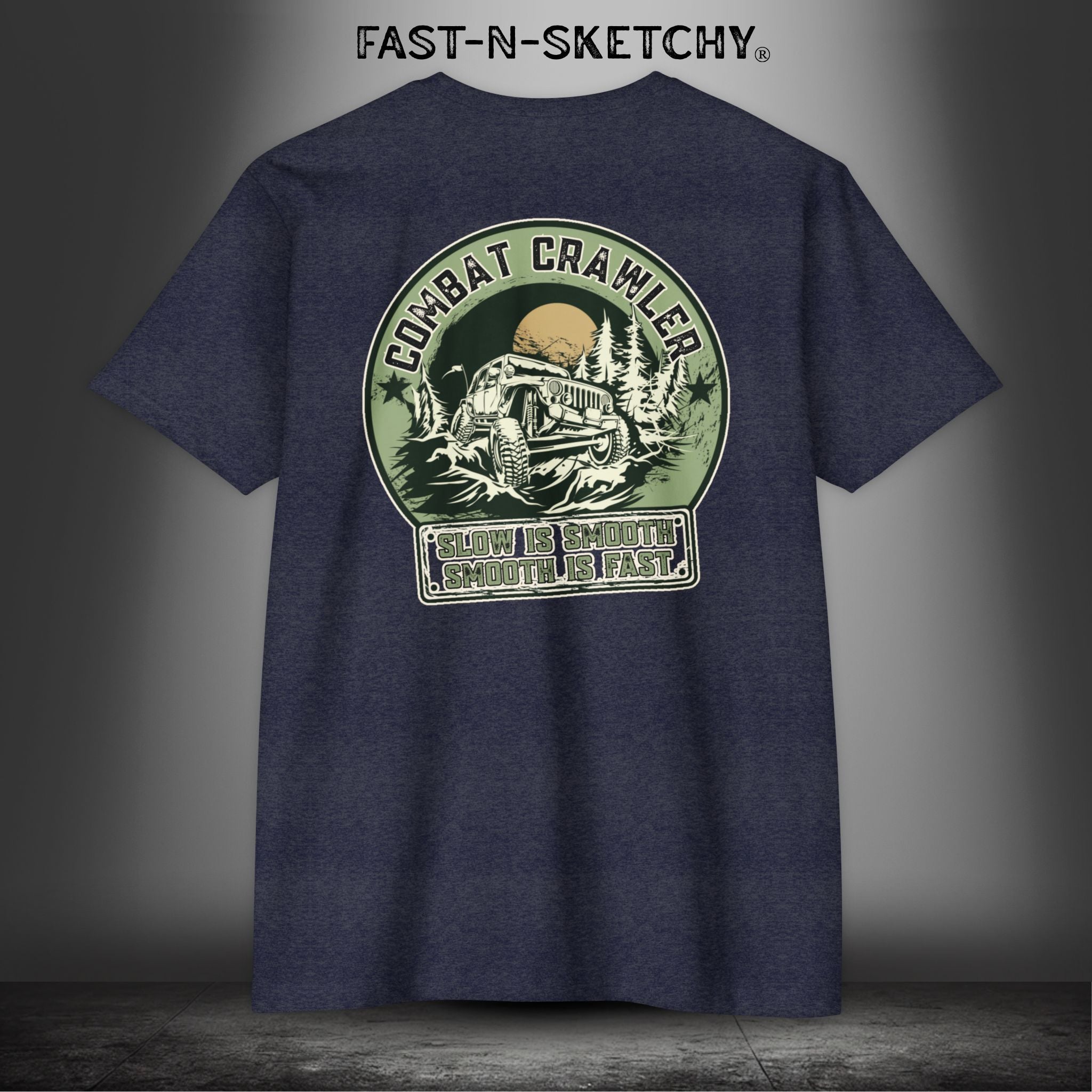 Combat Crawler - Slow is Smooth, Smooth is Fast (Jeep Edition) - T-Shirt