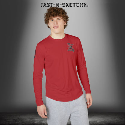 Fast-N-Salty UV Protection Long Sleeve Shirt - (Red)