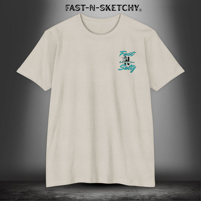 WE GREW HERE, YOU FLEW HERE, GO AWAY: T-Shirt Next Level 6210