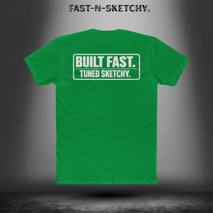 Built Fast, Tuned Sketchy: Bagger Racing Biker Edition Relaxed Classic Tee