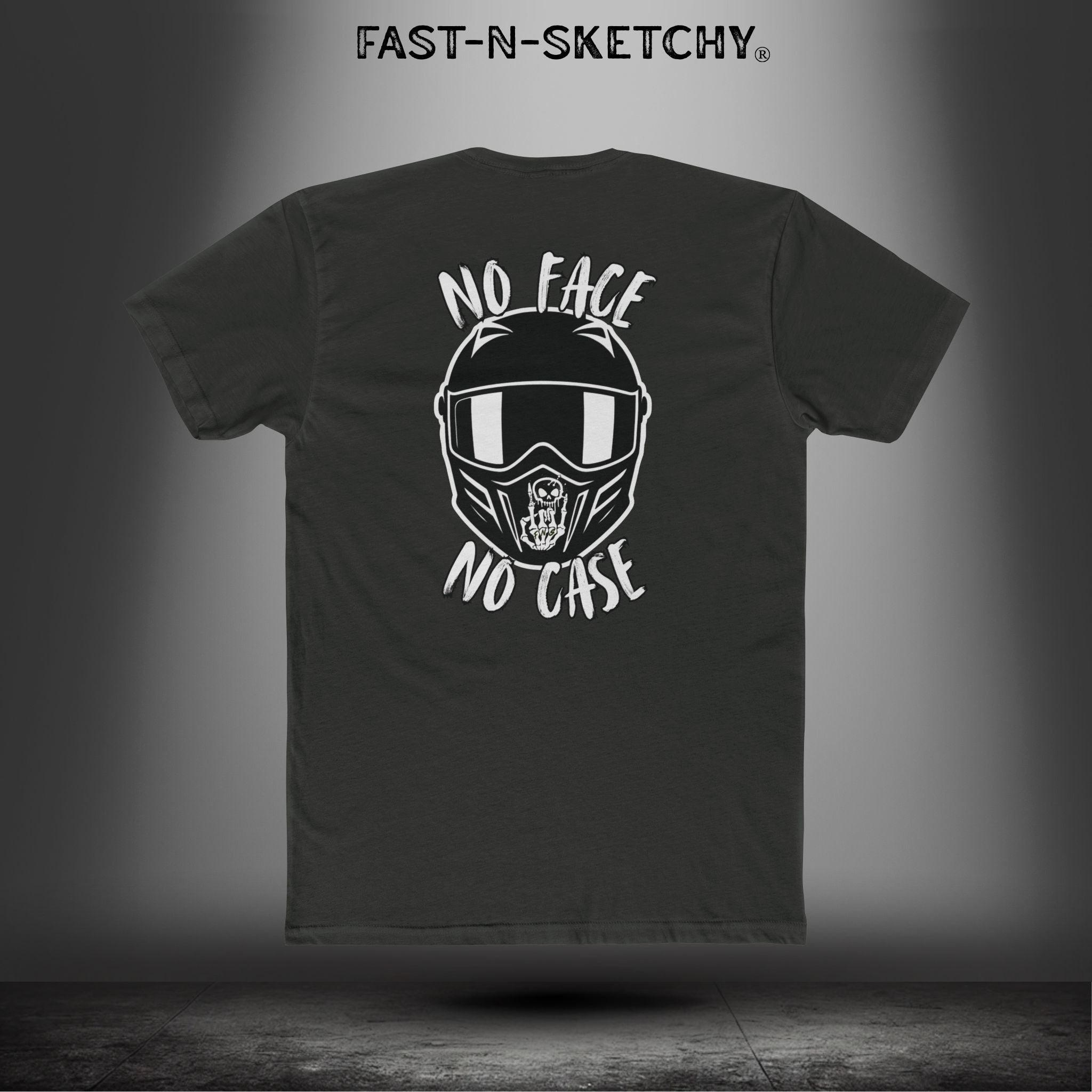 No face, No Case: Biker Edition Relaxed Classic Tee