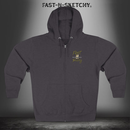 Pew Pew Expert: Military Edition -  Zip Hoodie
