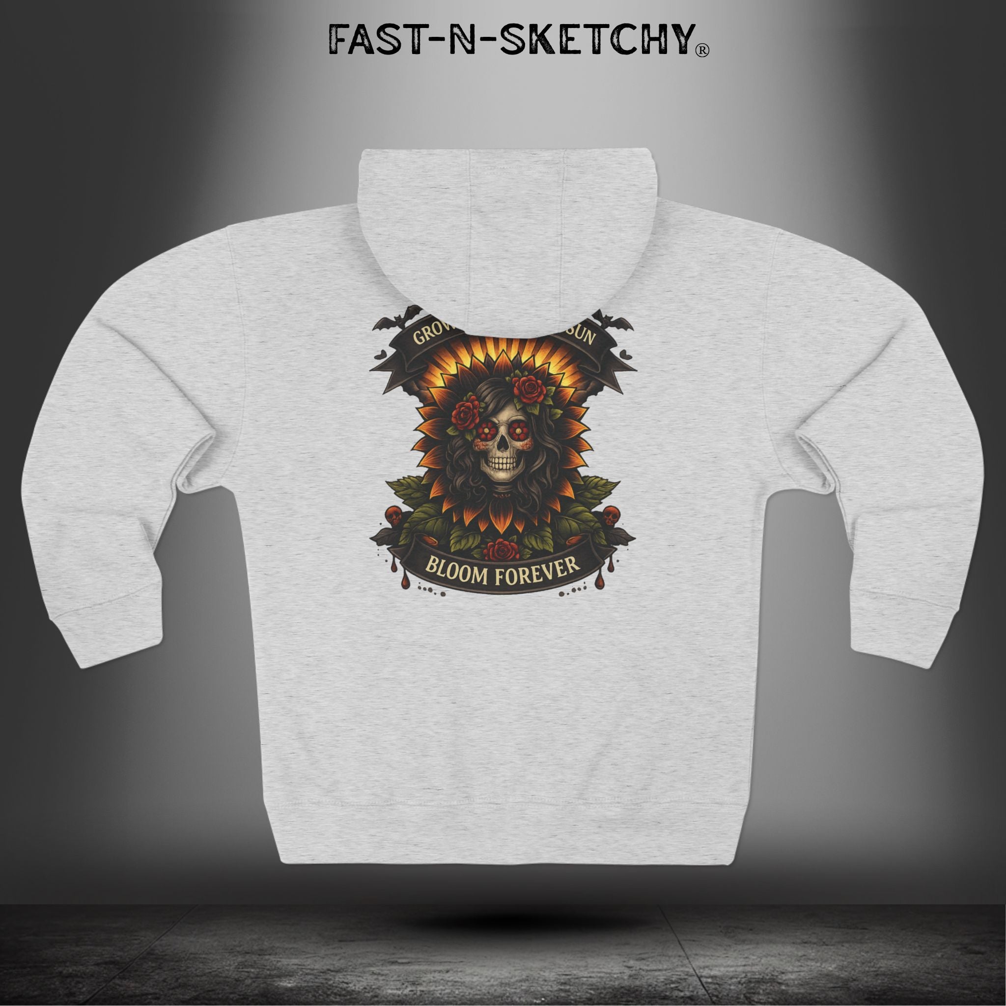 Grow Towards the Sun, Bloom Forever: Zip Hoodie