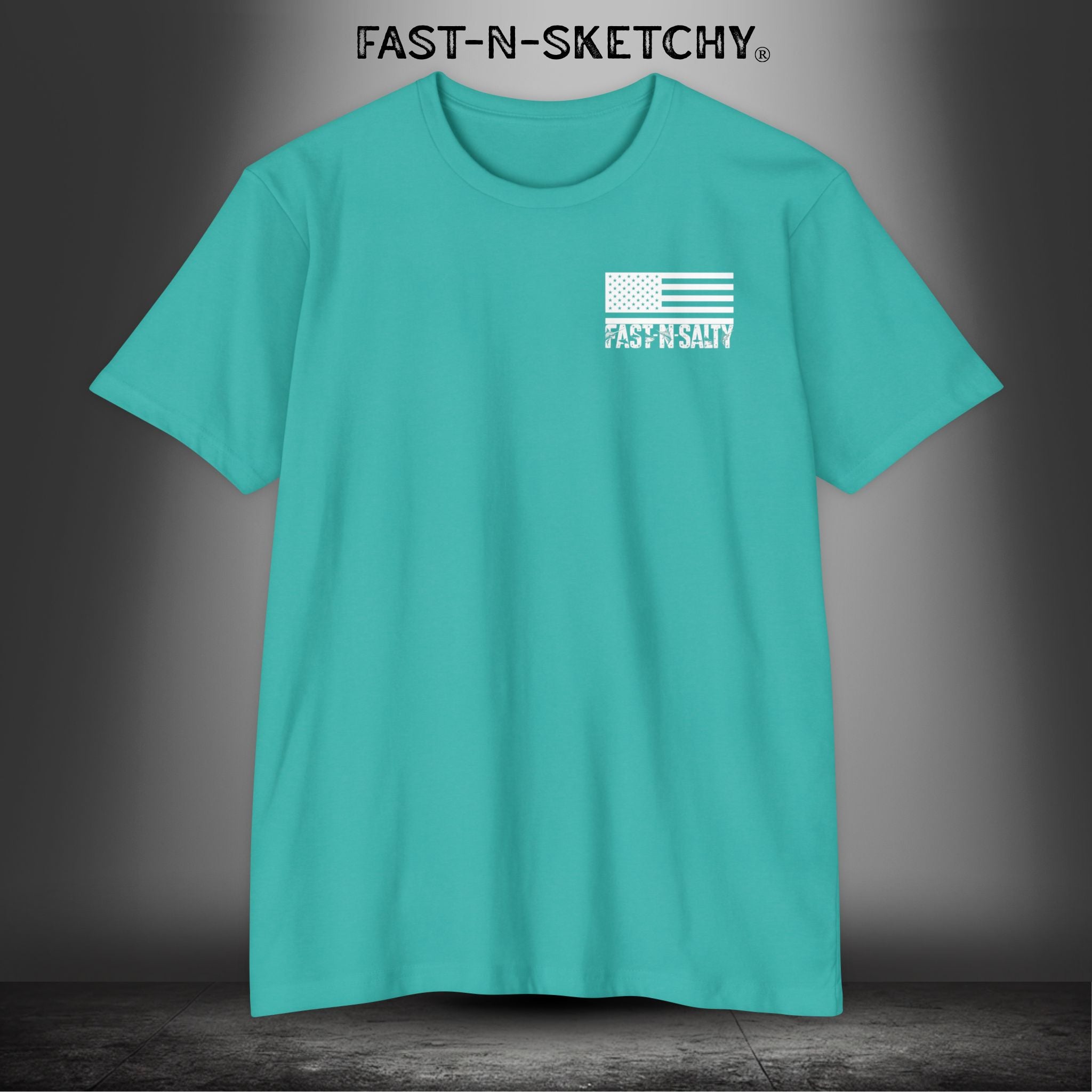 Fast-N-Salty Tee — Premium Fitted Patriotic T-Shirt