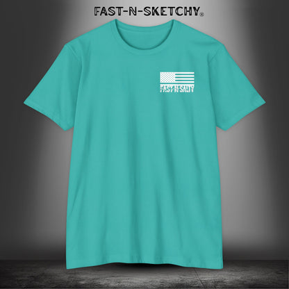 Fast-N-Salty Tee — Premium Fitted Patriotic T-Shirt