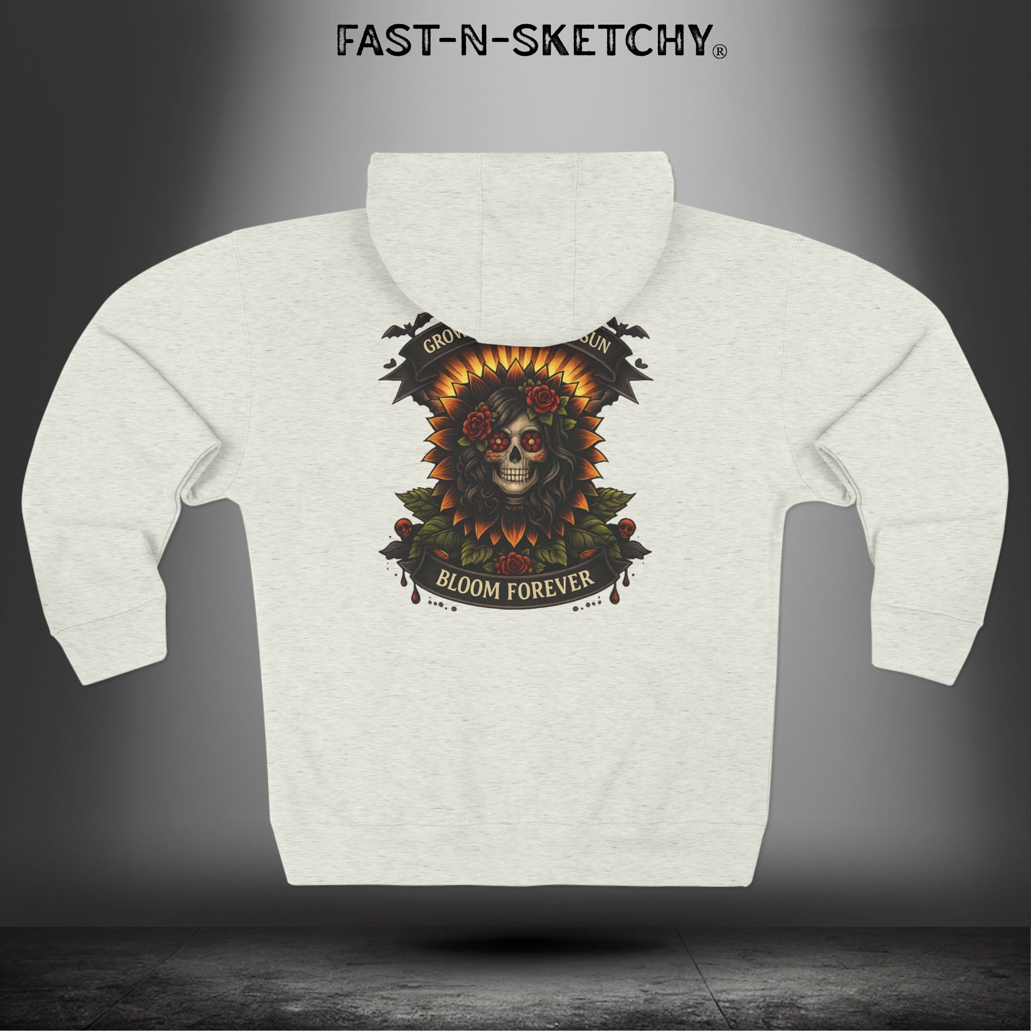 Grow Towards the Sun, Bloom Forever: Zip Hoodie