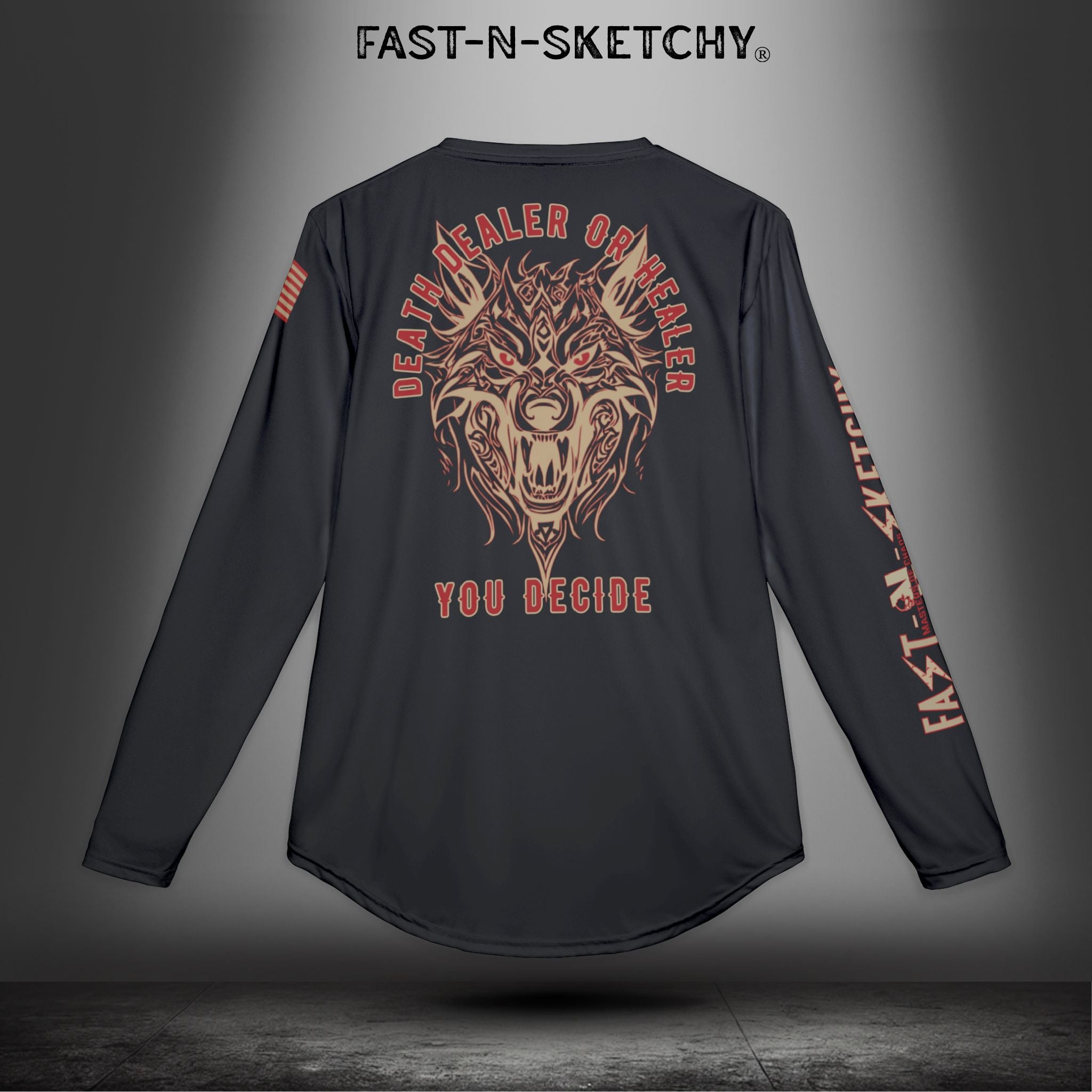 The Coyote: Death Dealer or Healer, You Decide - UV Protection Long Sleeve Shirt