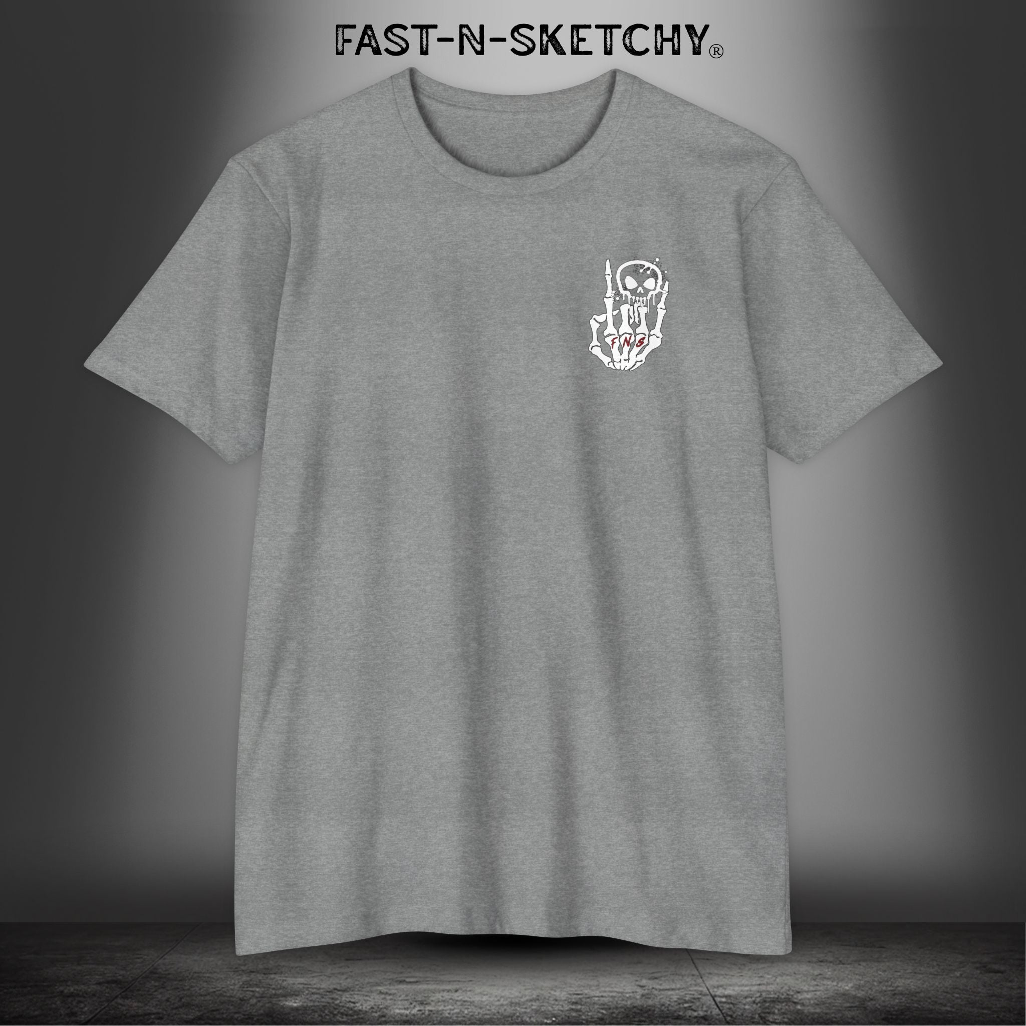 Fast-N-Sketchy Logo Premium Fitted Tee