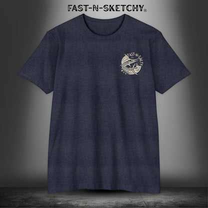 Fast-N-Salty: Masters of Chaos - T-Shirt Next Level (Tan Letters)