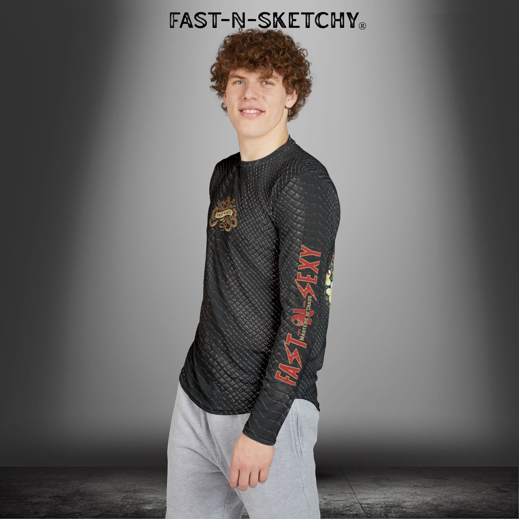 Medusa: The Truth Turns Lies to Stone - UV Protection Long Sleeve Riding Tee