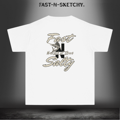 FAST-N-SALTY™ Hooked on the Wild – Marlin Youth Tee | Little Anglers with Big Attitude.