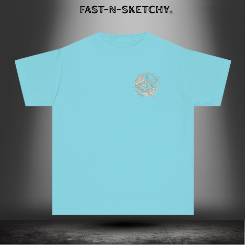 FAST-N-SALTY™ Hooked on the Wild – Marlin Youth Tee | Little Anglers with Big Attitude.