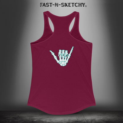 Fast-N-Salty Master of Chaos "Surfer Edition" - Racerback Tank Top