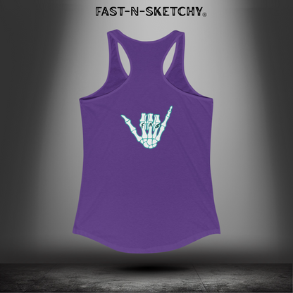 Fast-N-Salty Master of Chaos "Surfer Edition" - Racerback Tank Top