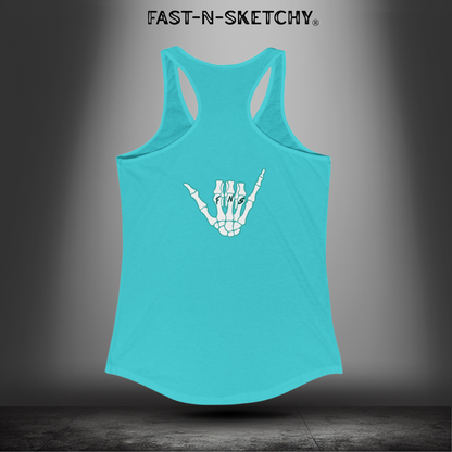 Fast-N-Salty Master of Chaos "Surfer Edition" - Racerback Tank Top