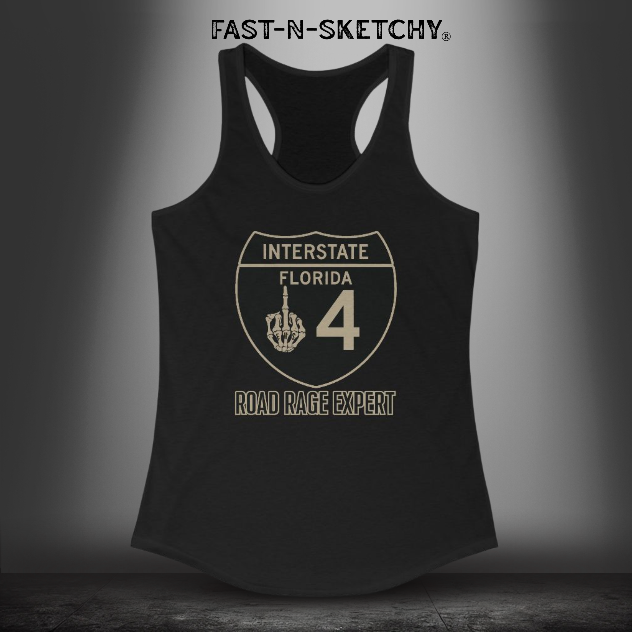 I-4 Road Rage Expert Women's Racerback Tank