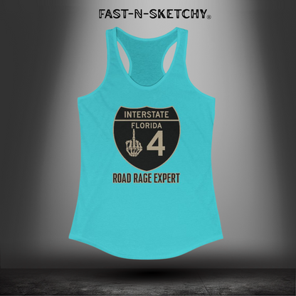 I-4 Road Rage Expert Women's Racerback Tank