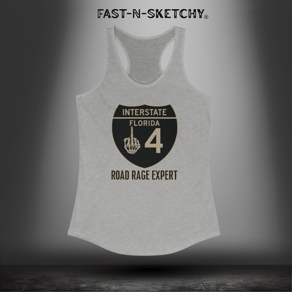 I-4 Road Rage Expert Women's Racerback Tank