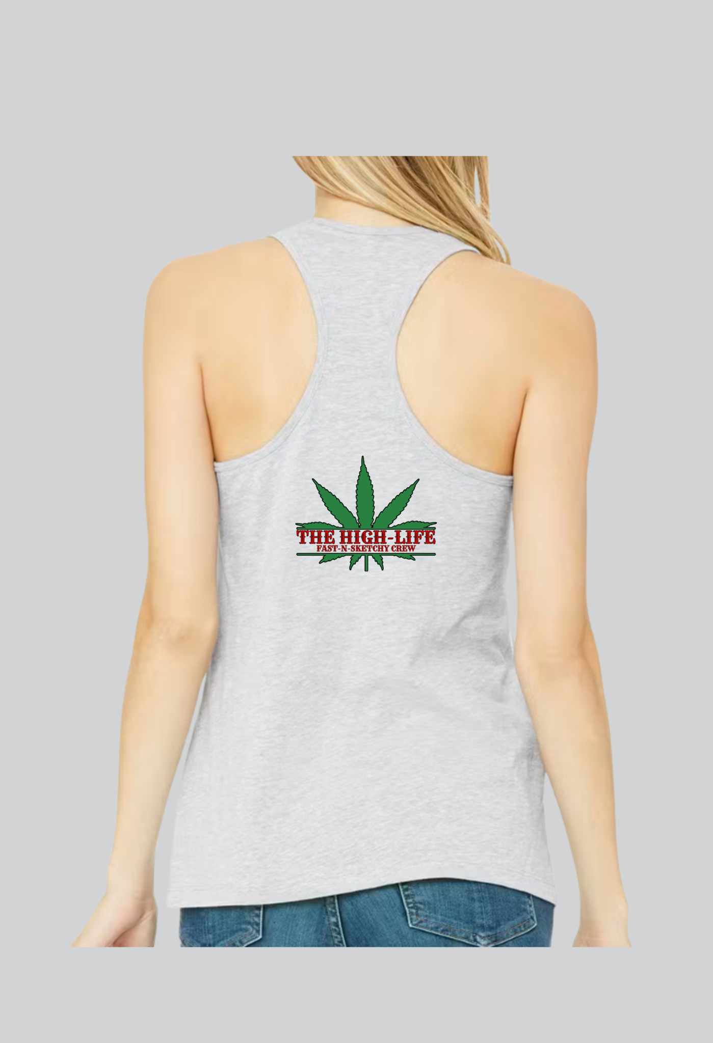The Highlife: Roll Fatties & Bang Baddies: Biker Edition Women's Racerback Tank