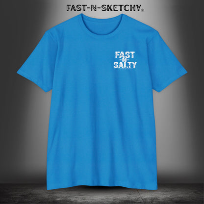 Fast-N-Salty Flag Tee — Premium Fitted Patriotic T-Shirt