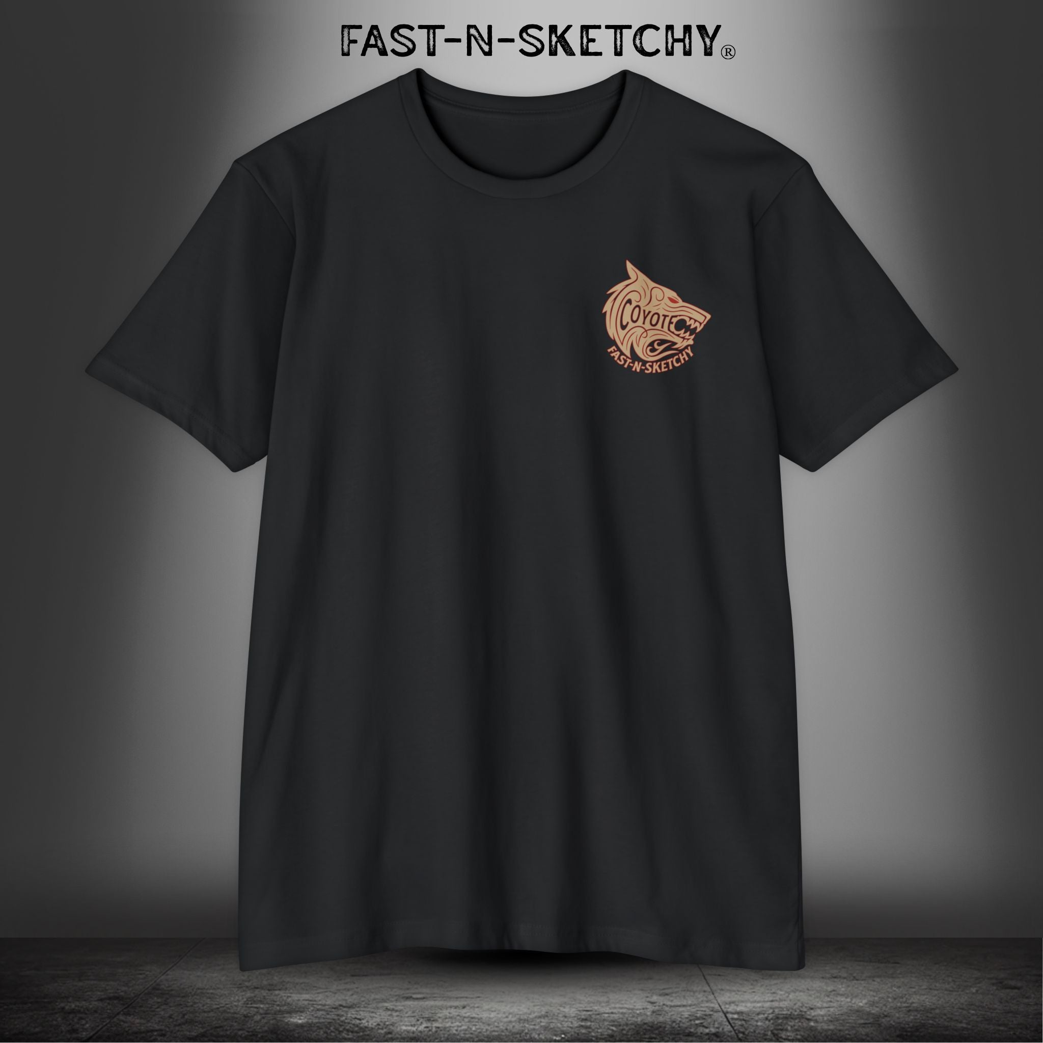 The Coyote: Death Dealer or Healer, You Decide - T-Shirt Next Level 6210