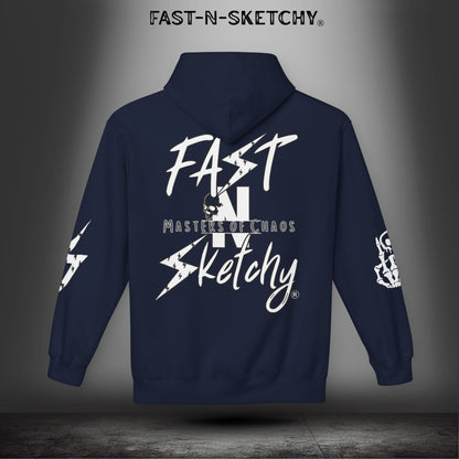 FAST-N-SKETCHY®: Fleece Hoodie 80/20 Blend (Dark Colors)
