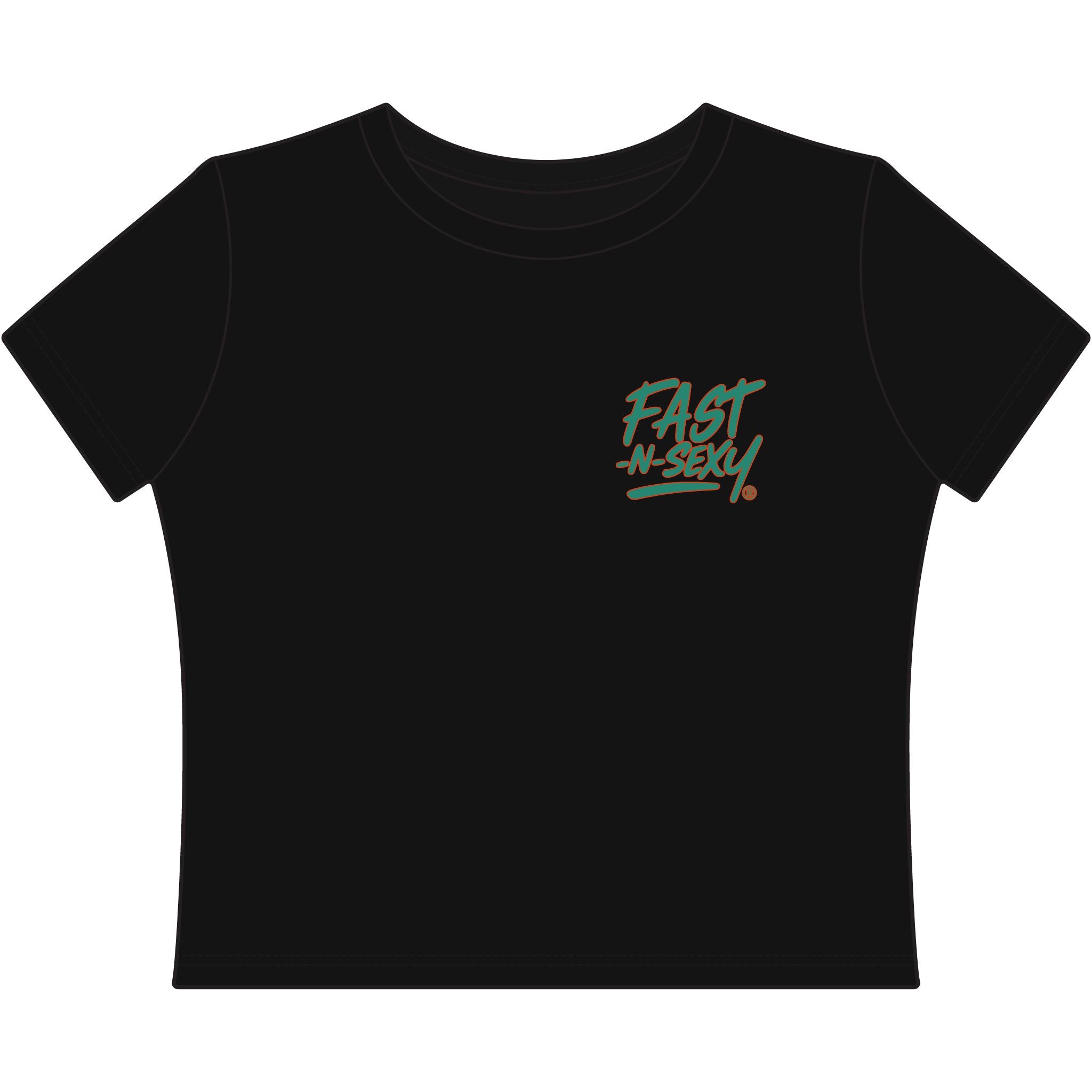 Hocus Focus On the Damn Road: Women's Graphic Baby Tee - Fast N-Sexy