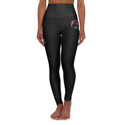 LOVE ME OR CHASE ME - FAST-N-SEXY™: Bold Graphic High Waisted Yoga Leggings - Push Your Limits