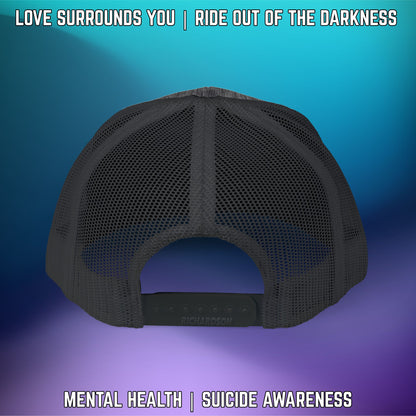 Ride Out of the Darkness Suicide Awareness Richardson Trucker Cap - LSY