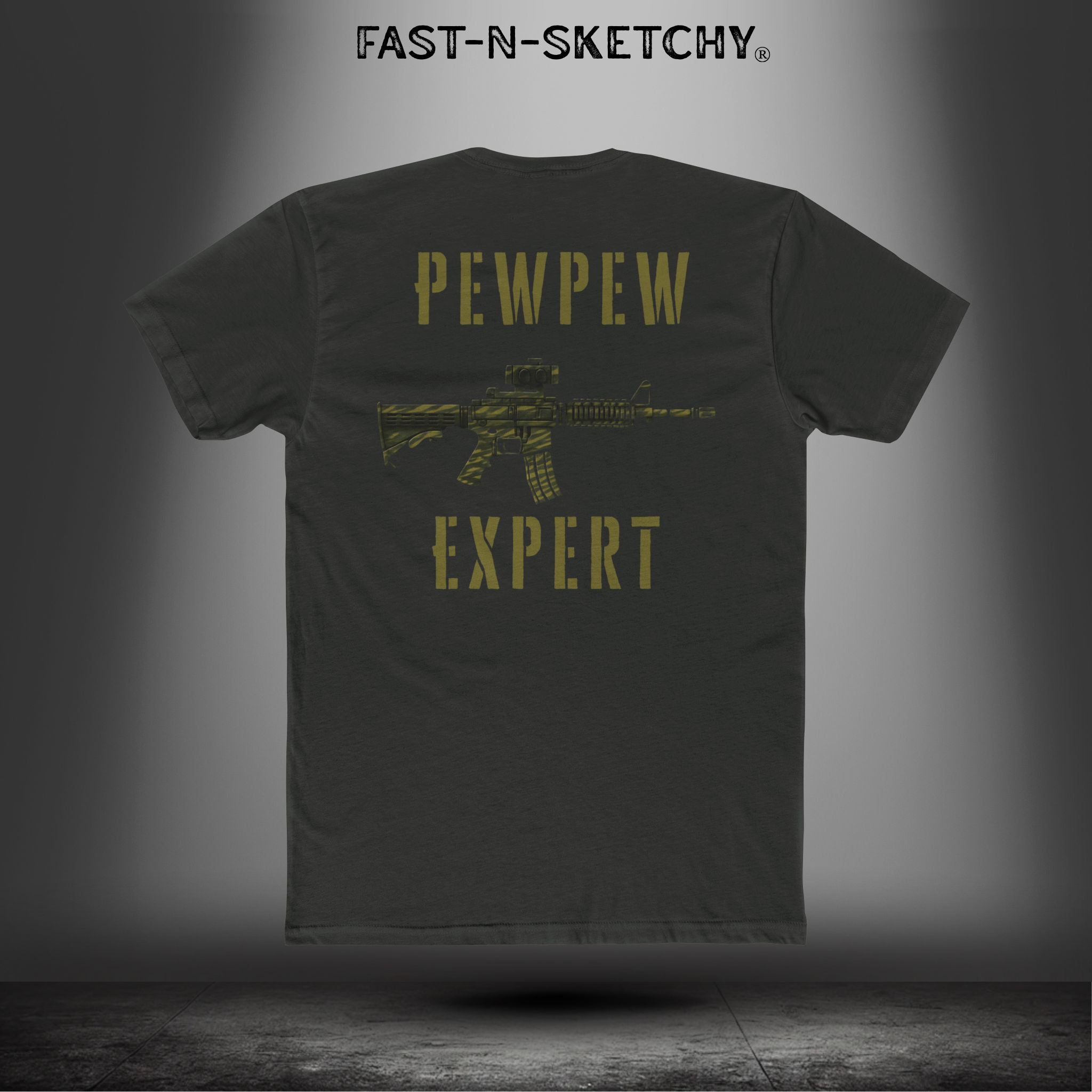 Pew Pew Expert: Military Edition Relaxed Classic Tee