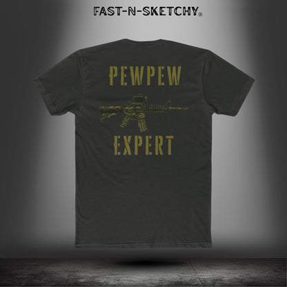 Pew Pew Expert: Military Edition Relaxed Classic Tee
