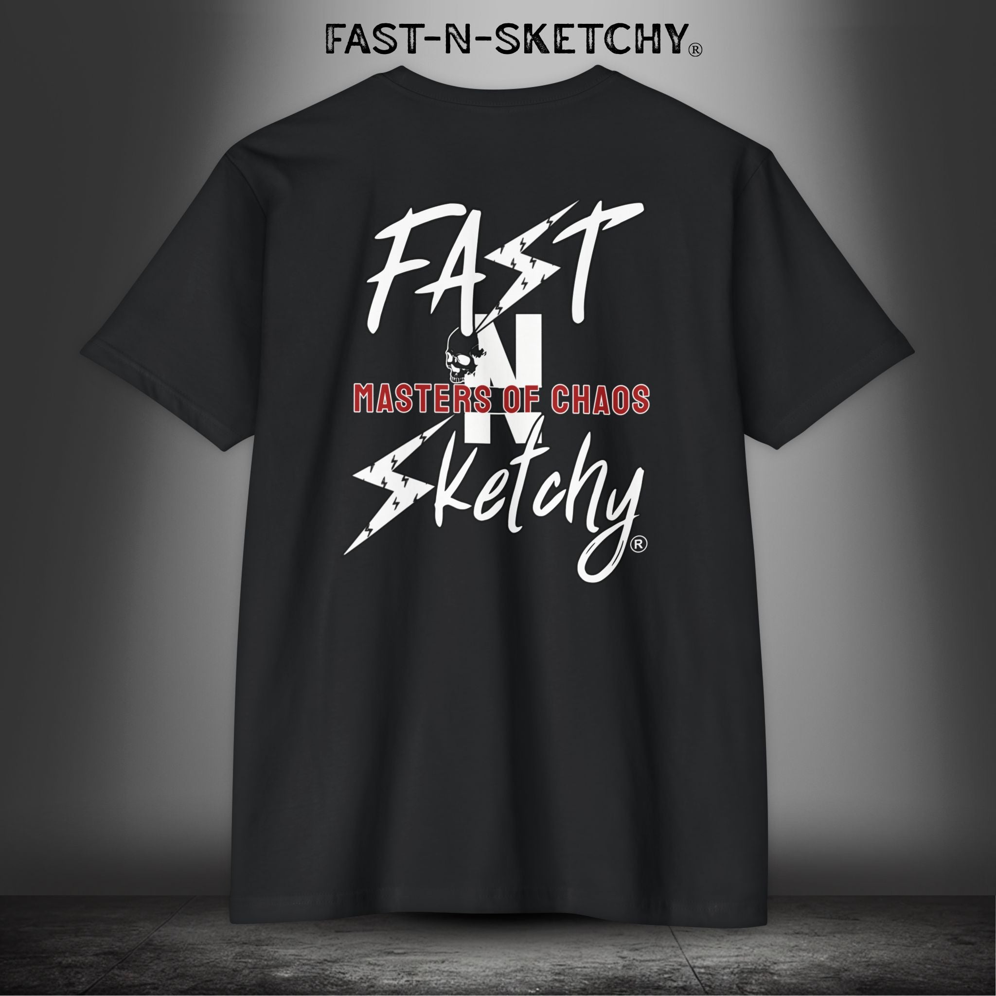 Fast-N-Sketchy Logo Premium Fitted Tee