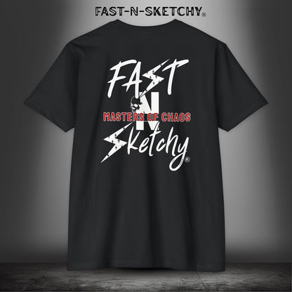 Fast-N-Sketchy Logo Premium Fitted Tee
