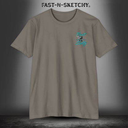 WE GREW HERE, YOU FLEW HERE, GO AWAY: T-Shirt Next Level 6210