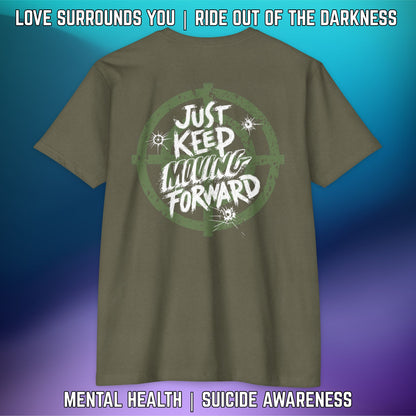 JUST KEEP MOVING FORWARD: T-Shirt Next Level 6210 - LSY