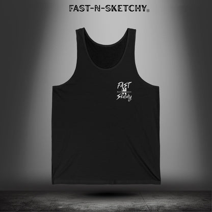 No Face, No Case: FAST-N-SKETCHY - Tank Top