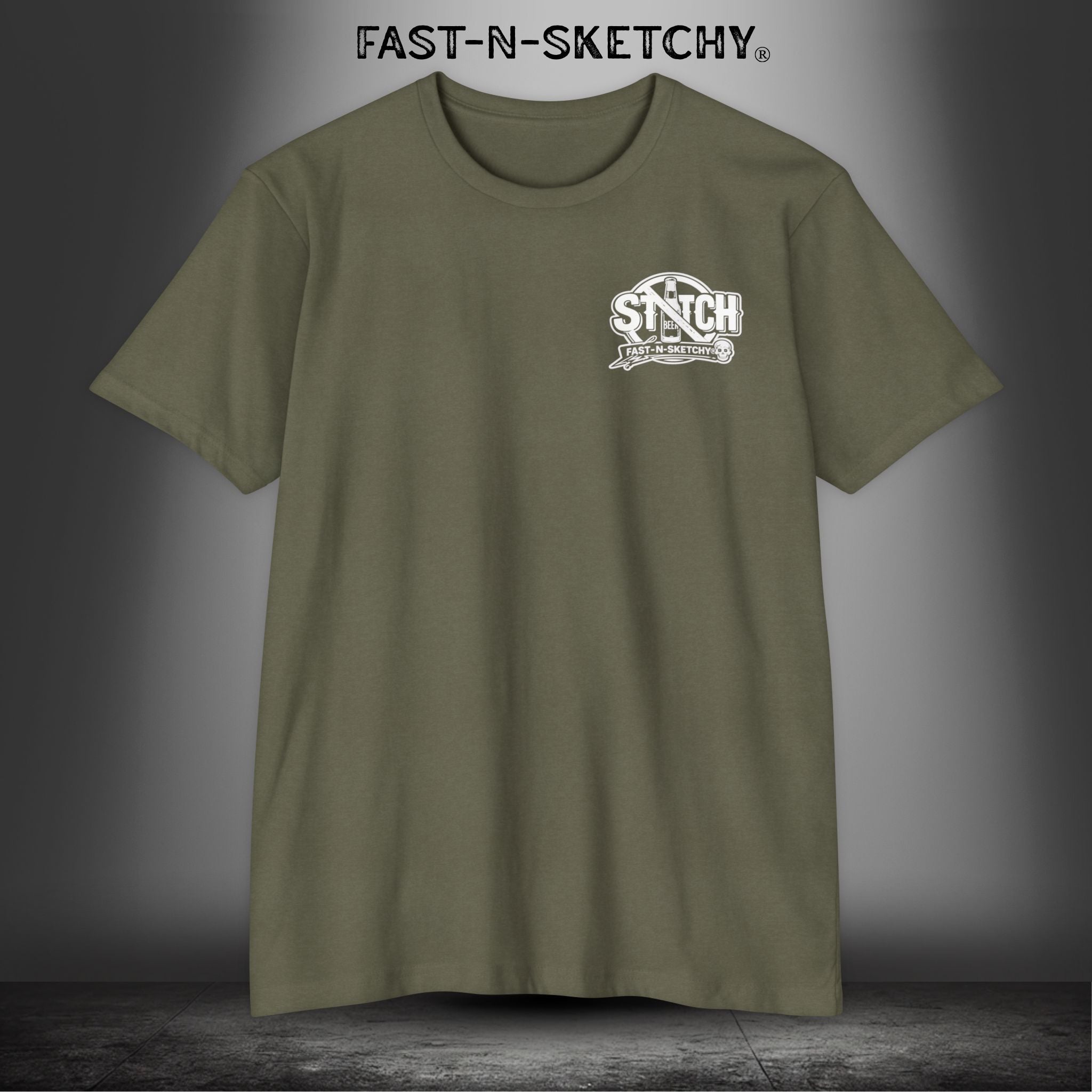 Stitch Your Life Back Together. Ride Hard. Ride Sober. - Biker Edition Premium Fitted Tee