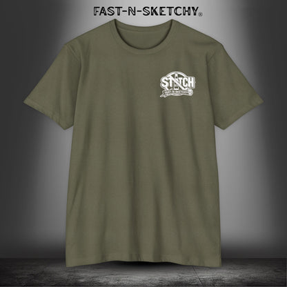 Stitch Your Life Back Together. Ride Hard. Ride Sober. - Biker Edition Premium Fitted Tee