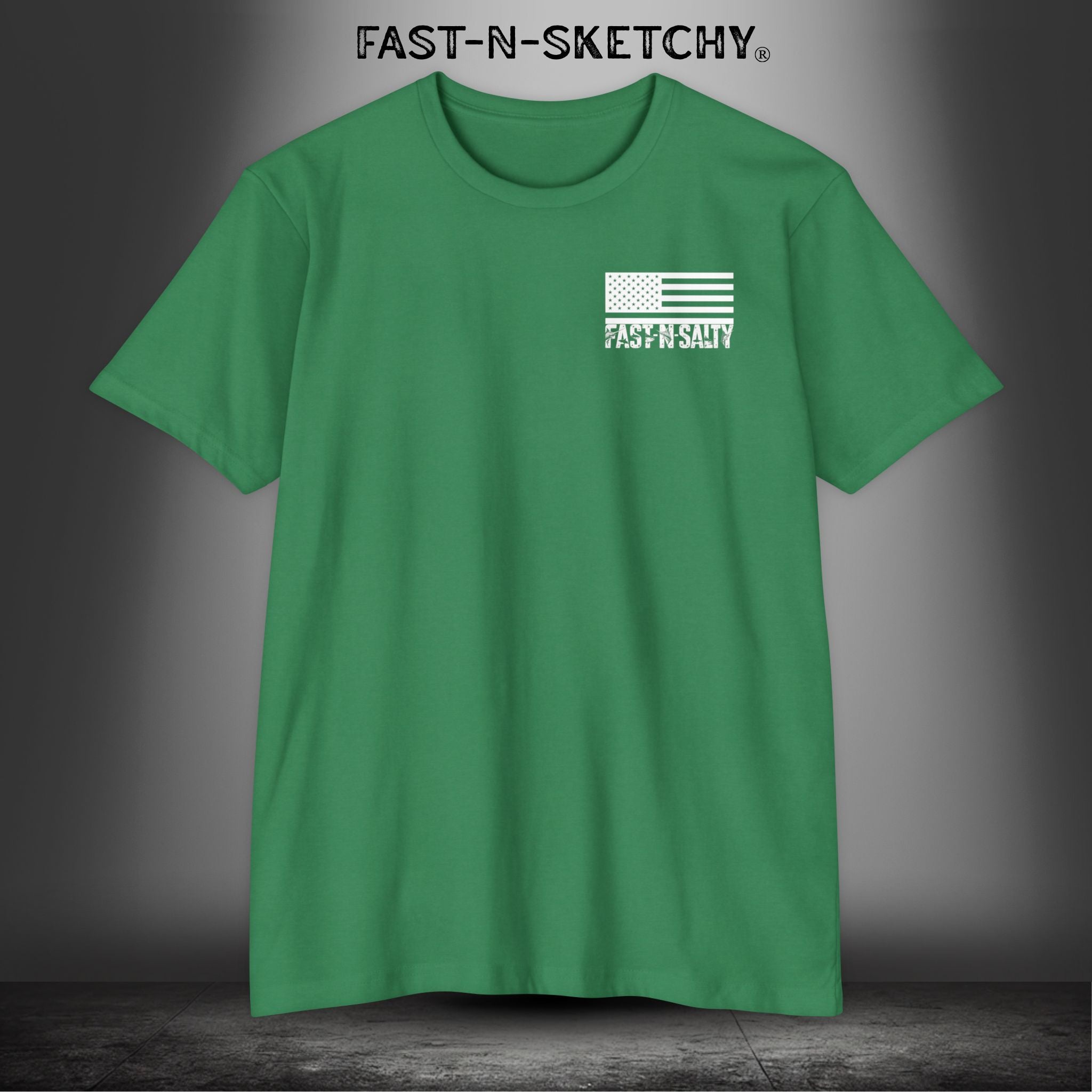 Fast-N-Salty Tee — Premium Fitted Patriotic T-Shirt