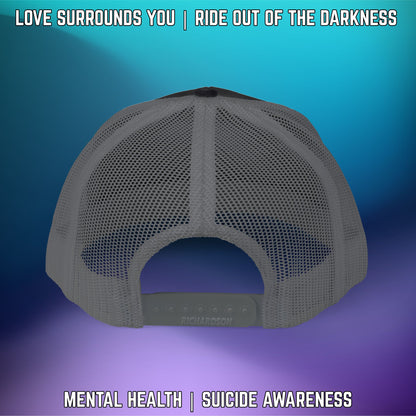 If You're Looking for a Sign QR Code Suicide Awareness Snapback Richardson 112 Trucker Cap - LSY