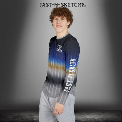 Bluefin Tuna Camo Fast-N-Salty UV Protection Long Sleeve Shirt