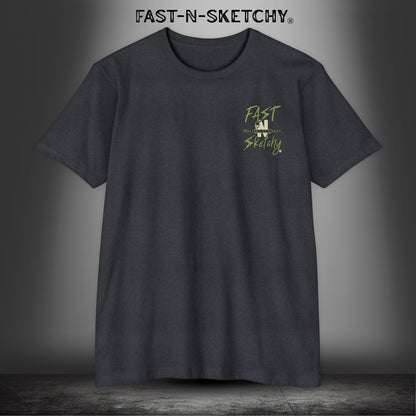 Arranging Meetings with Allah Since 9/11 - Military Edition: FAST-N-SKETCHY T-Shirt Next Level 6210