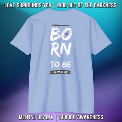 BORN TO BE A WARRIOR: T-Shirt Next Level 6210 - LSY