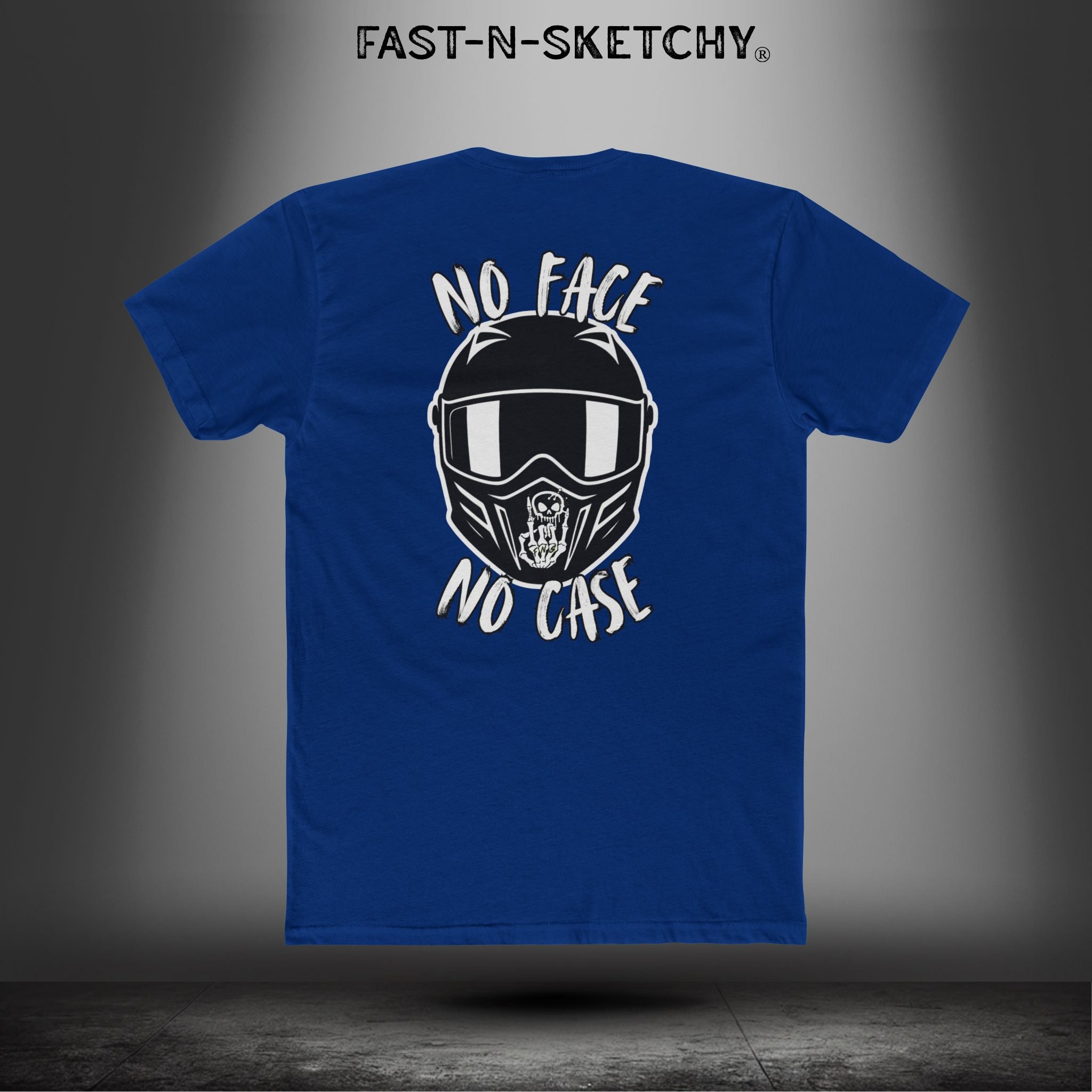 No Face, No Case: Biker Edition Relaxed Classic Tee (S-5XL)